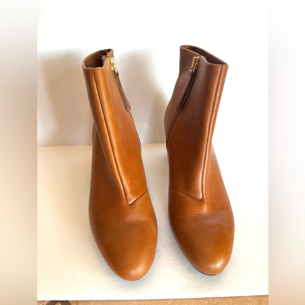 DKNY Leather Ankle Boots